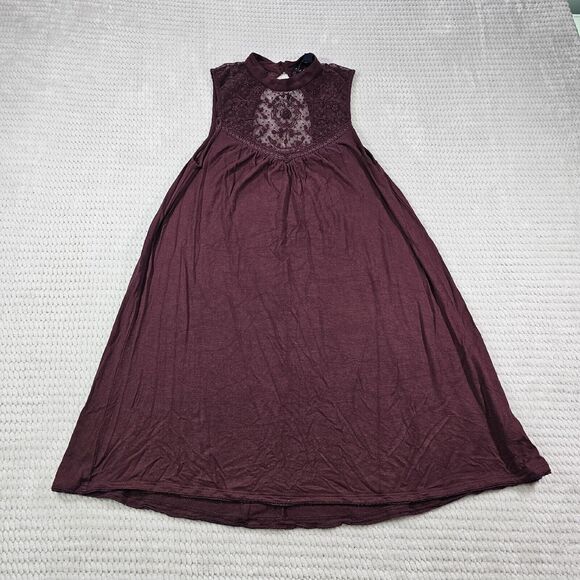American Eagle Outfitters Dresses & Skirts - American Eagle Dress Womens XS Maroon Sleeveless Casual Spring Summer